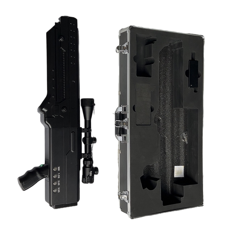  筠连手持便携式枪型低空防御反制四通道A型